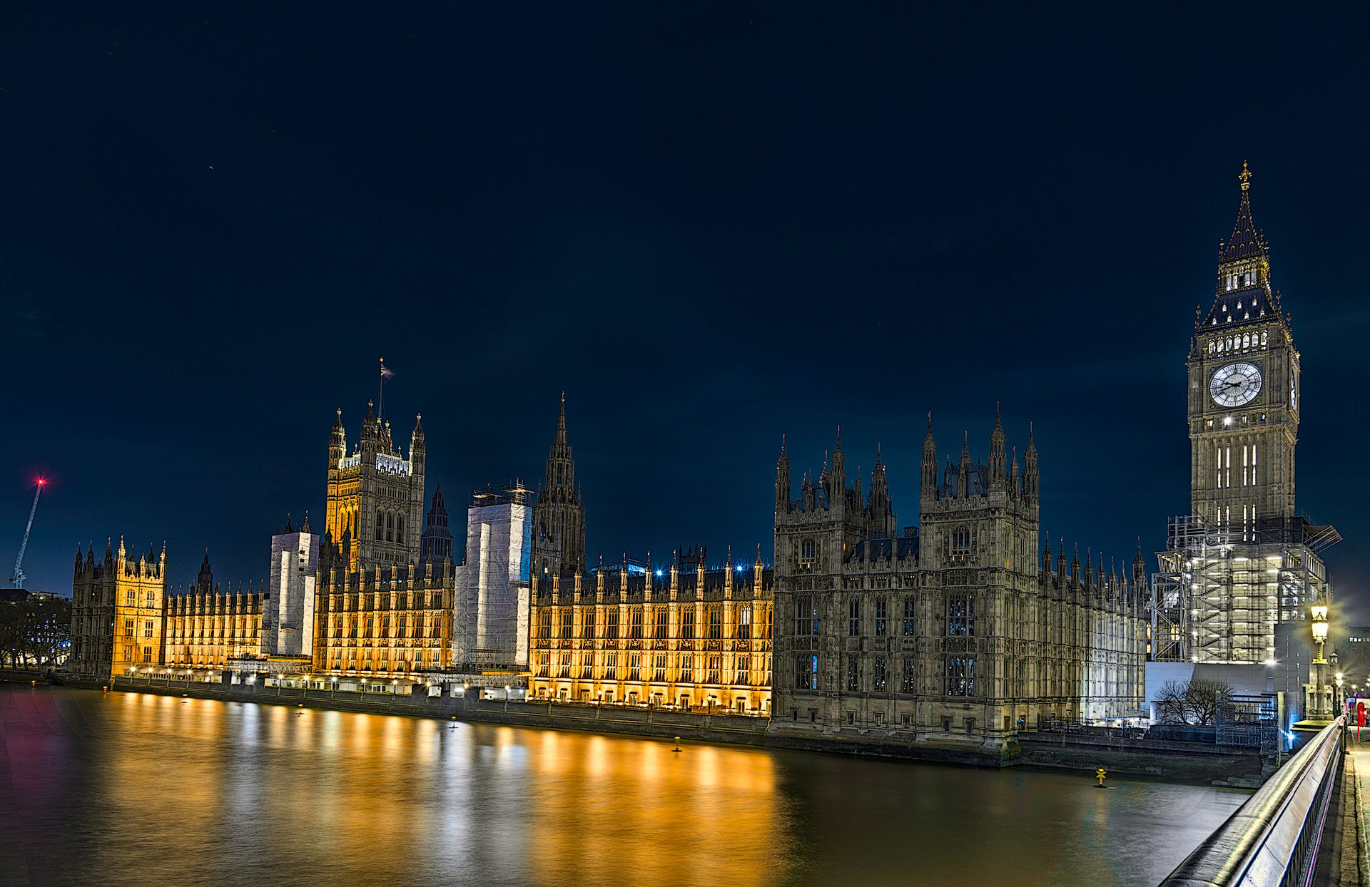 Big Ben from Westminster Bridge, London, United Kingdom
