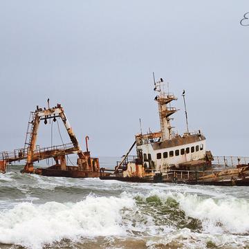 Zeila Shipwreck, Skeleton Coast, Namibia