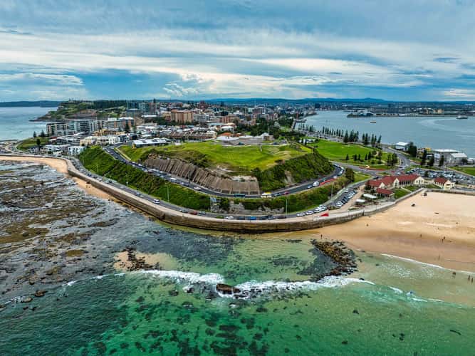 Ariel View of Fort Sctatchley, Newcastle, NSW