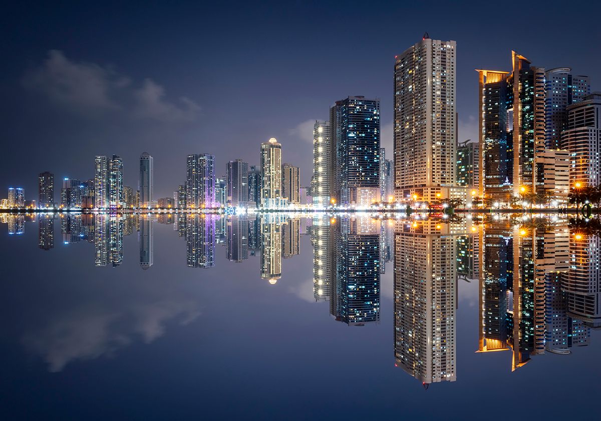 Buhaira Corniche Sharjah UAE, United Arab Emirates
