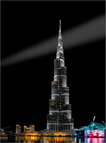 Burj Khalifa - tallest building of the world  - Dubai