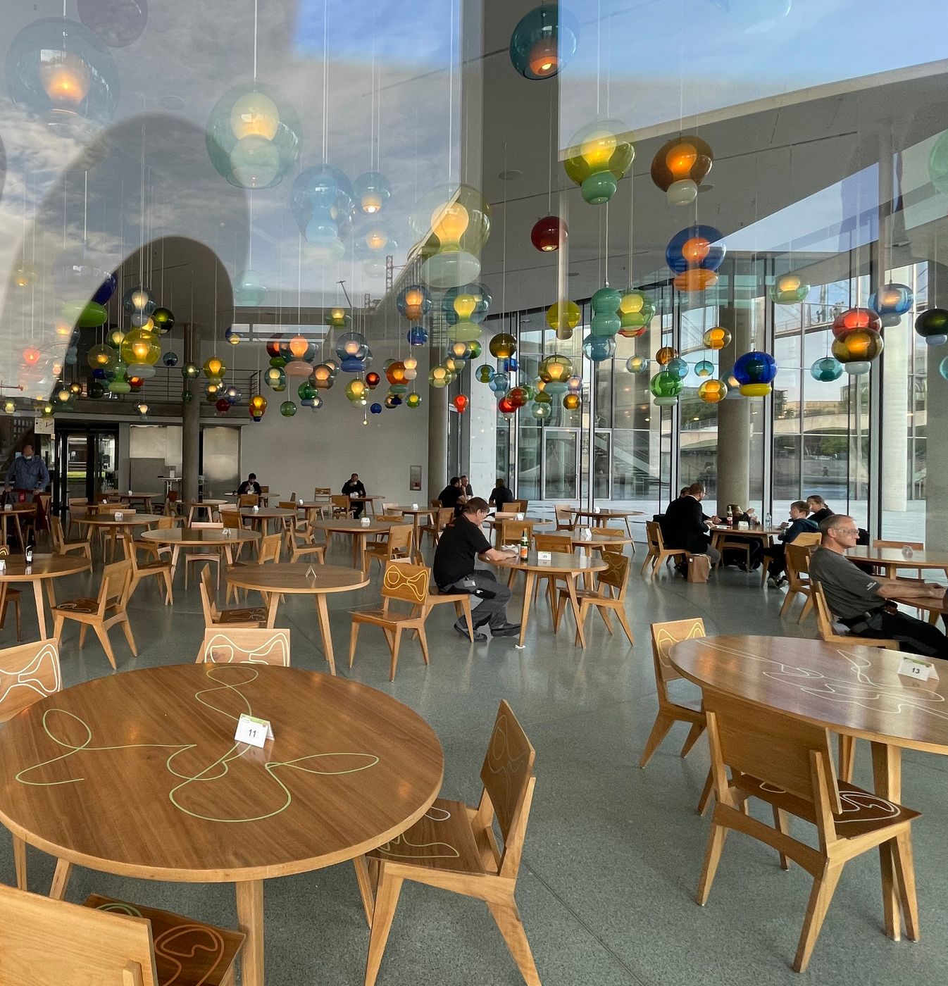 Canteen in the Paul-Löbe-Haus, government district of Berlin, Germany