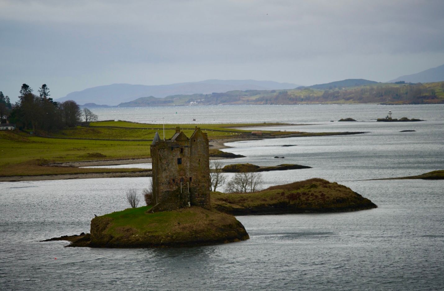 Stalker Castle from the Cafe View, United Kingdom