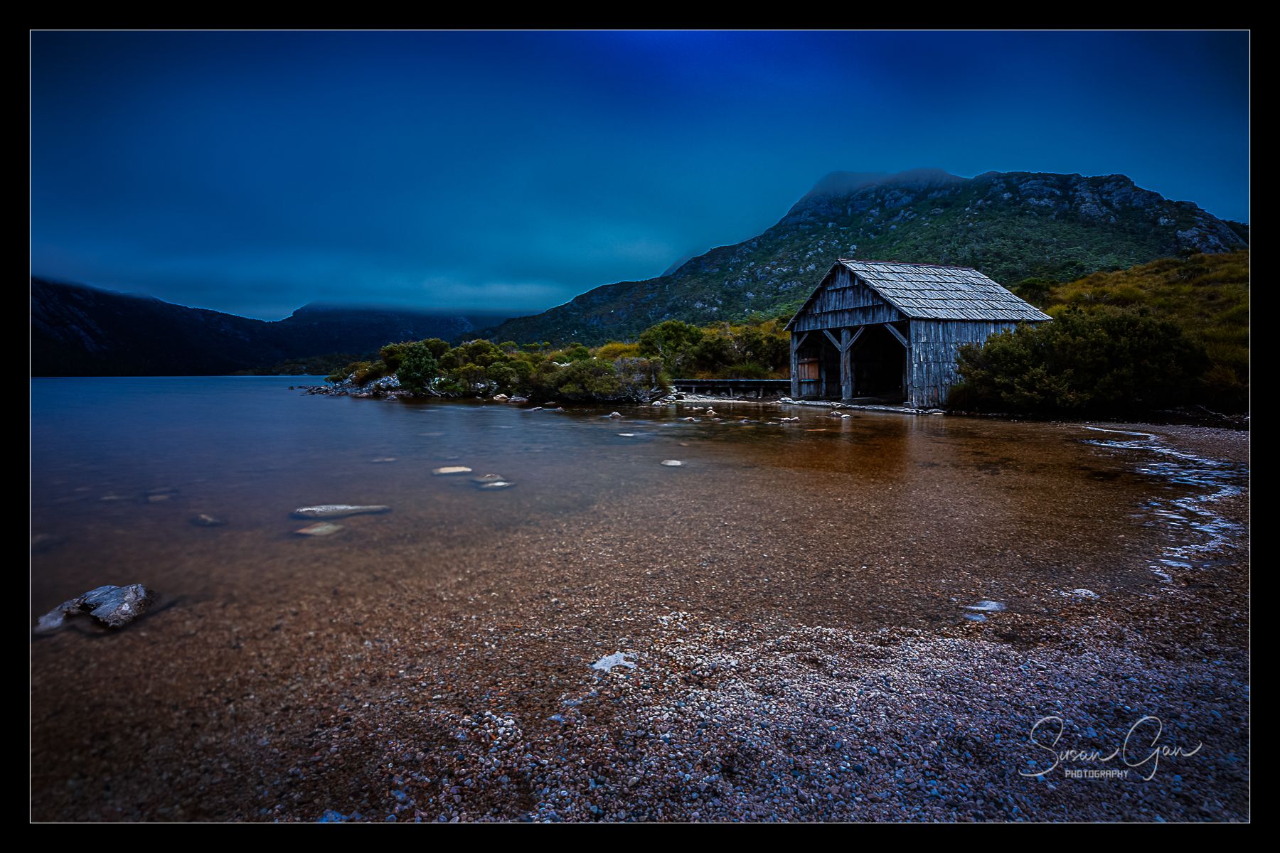 Dove Lake Boat house Cradle Mountain Tasmania, Australia