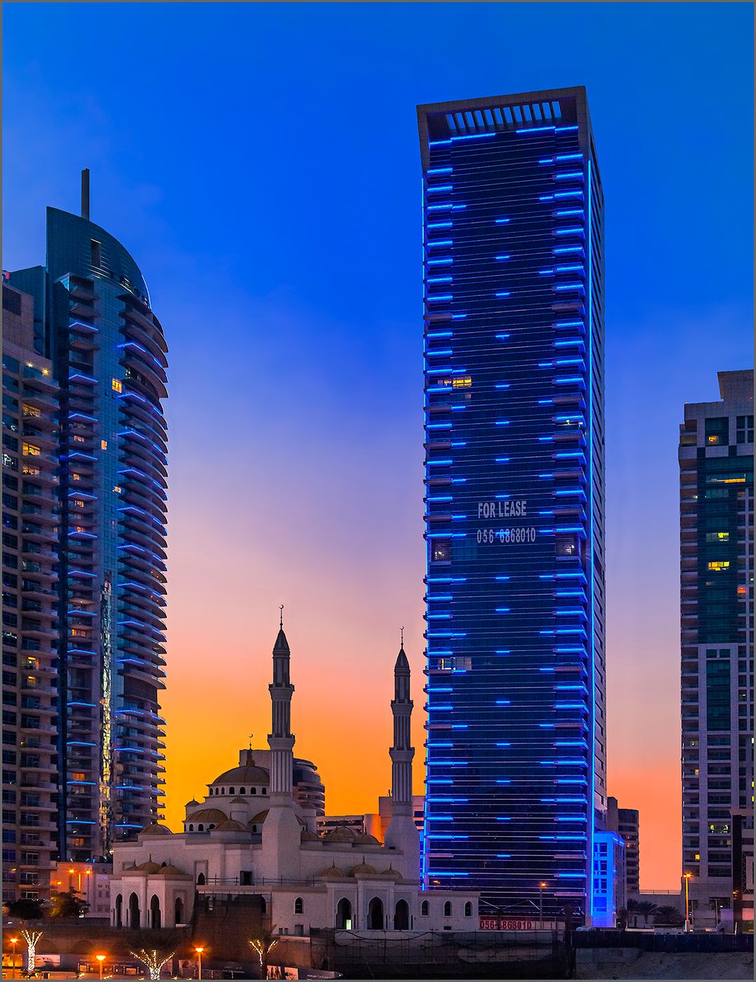 Dubai Marina Skyline, United Arab Emirates