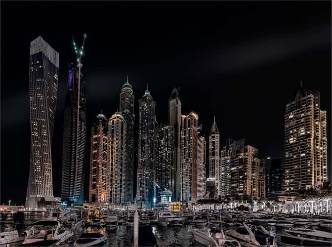 Dubai Marina Skyline