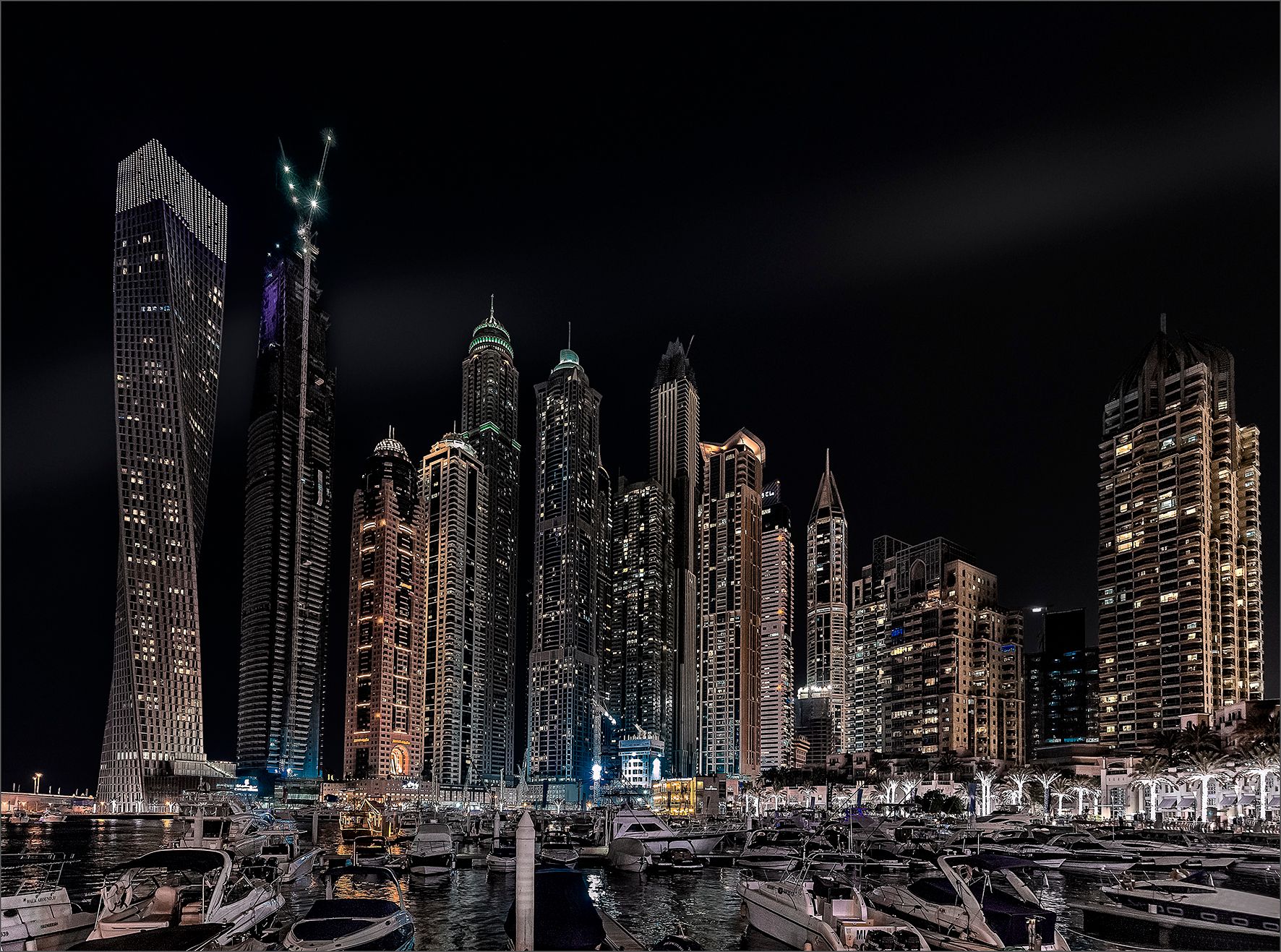 Dubai Marina Skyline, United Arab Emirates