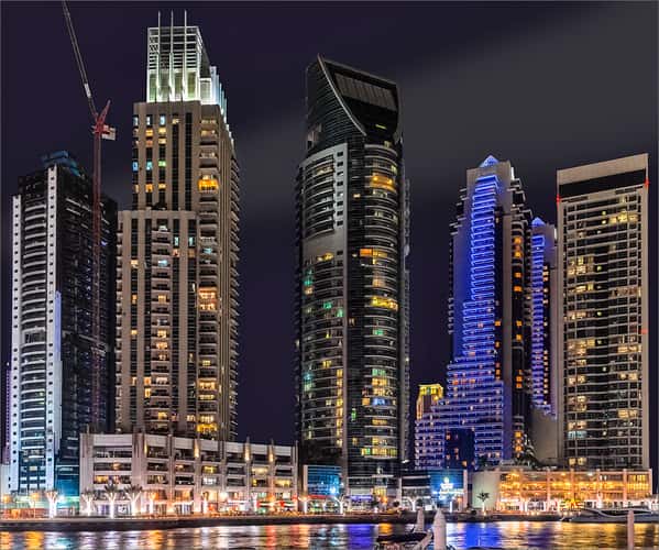 Dubai Marina Skyline