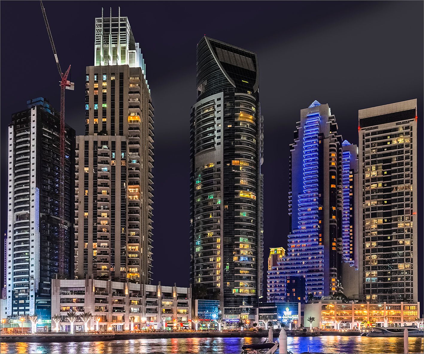 Dubai Marina Skyline, United Arab Emirates