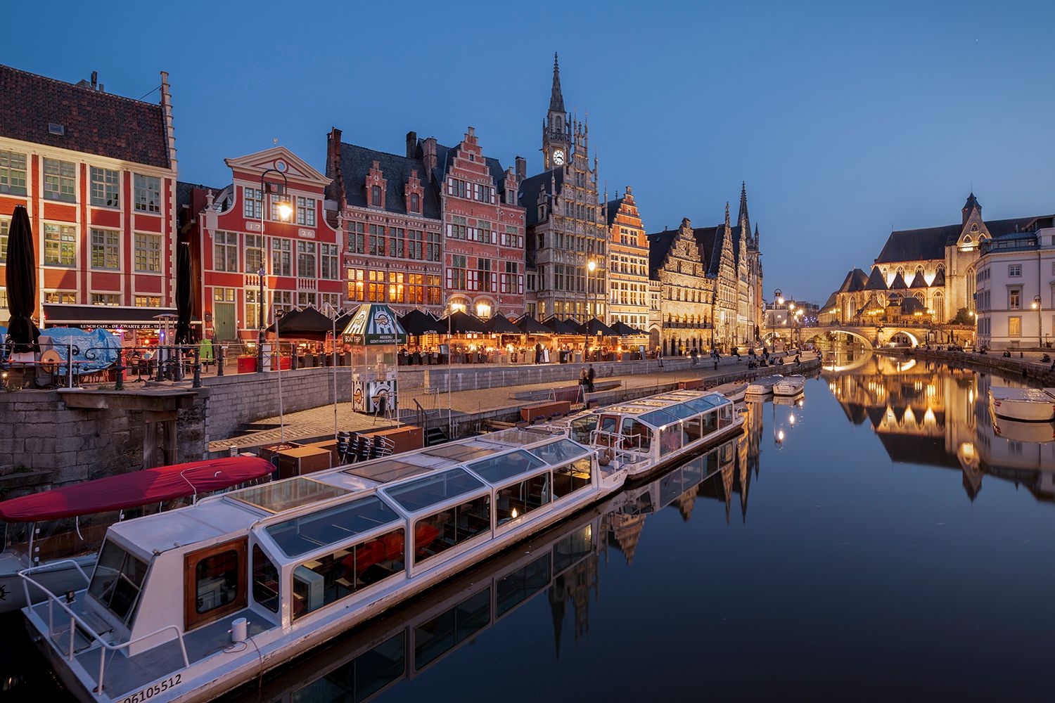 Graslei Gent, Belgium