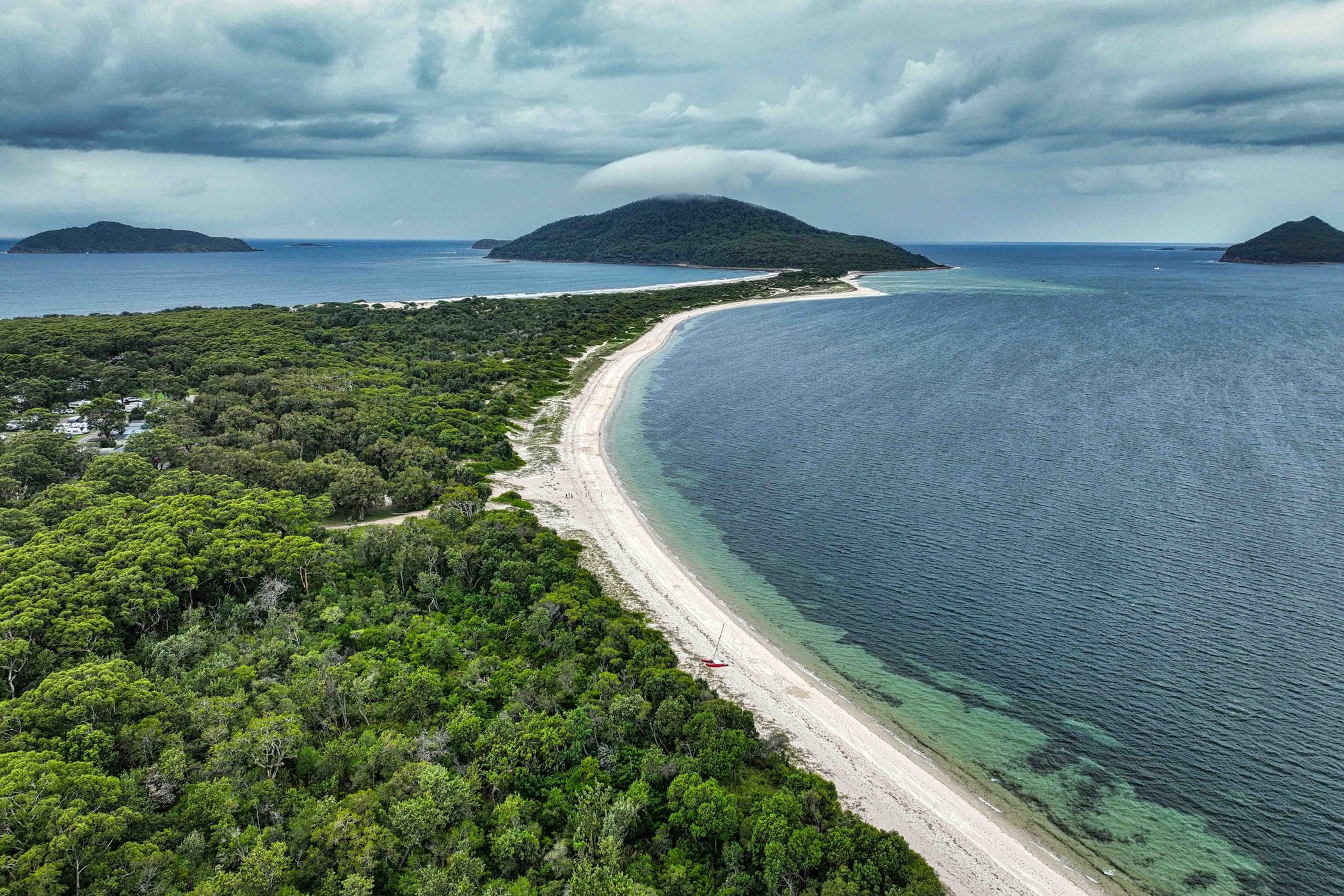 Jimmys Beach to Mount Yacaaba, Hawks Nest, NSW, Australia
