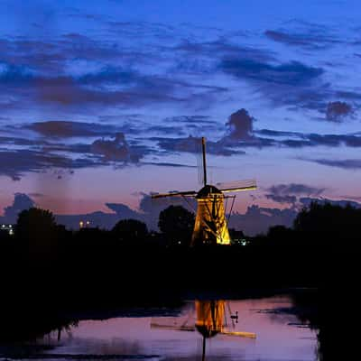 Kinderdijk, Sunrise, Netherlands