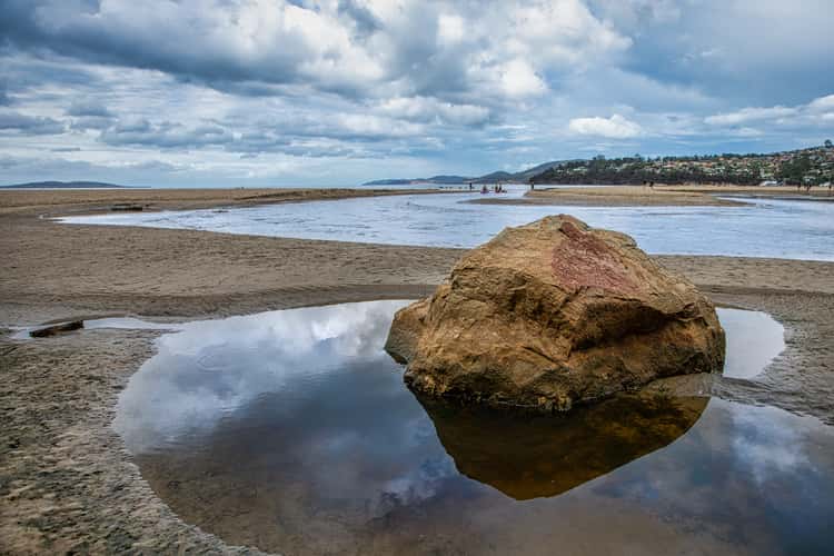 Kingston Beach and Browns River, Kingston, Tasmania