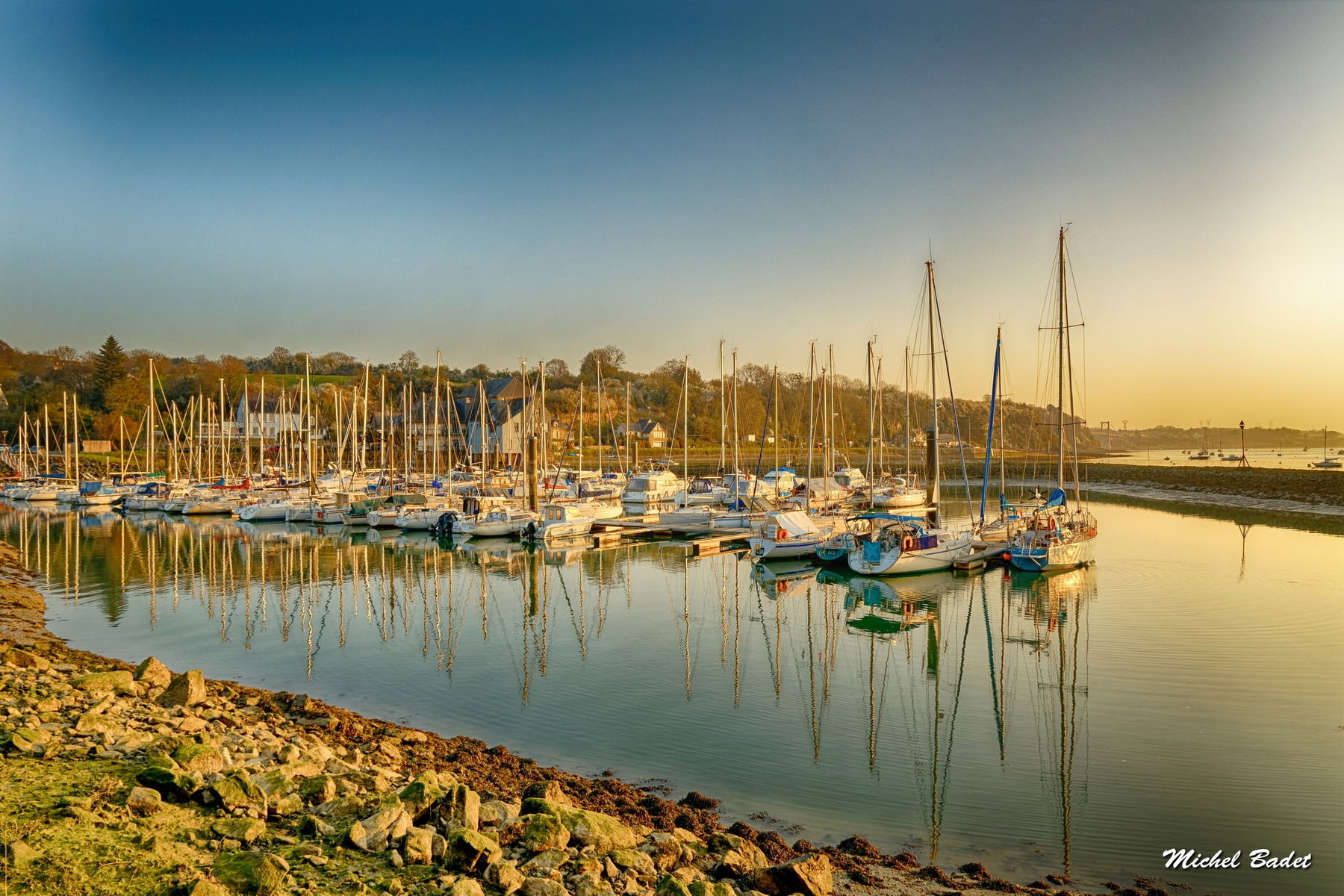 La Rance - Harbor of Plouër sur Rance, France