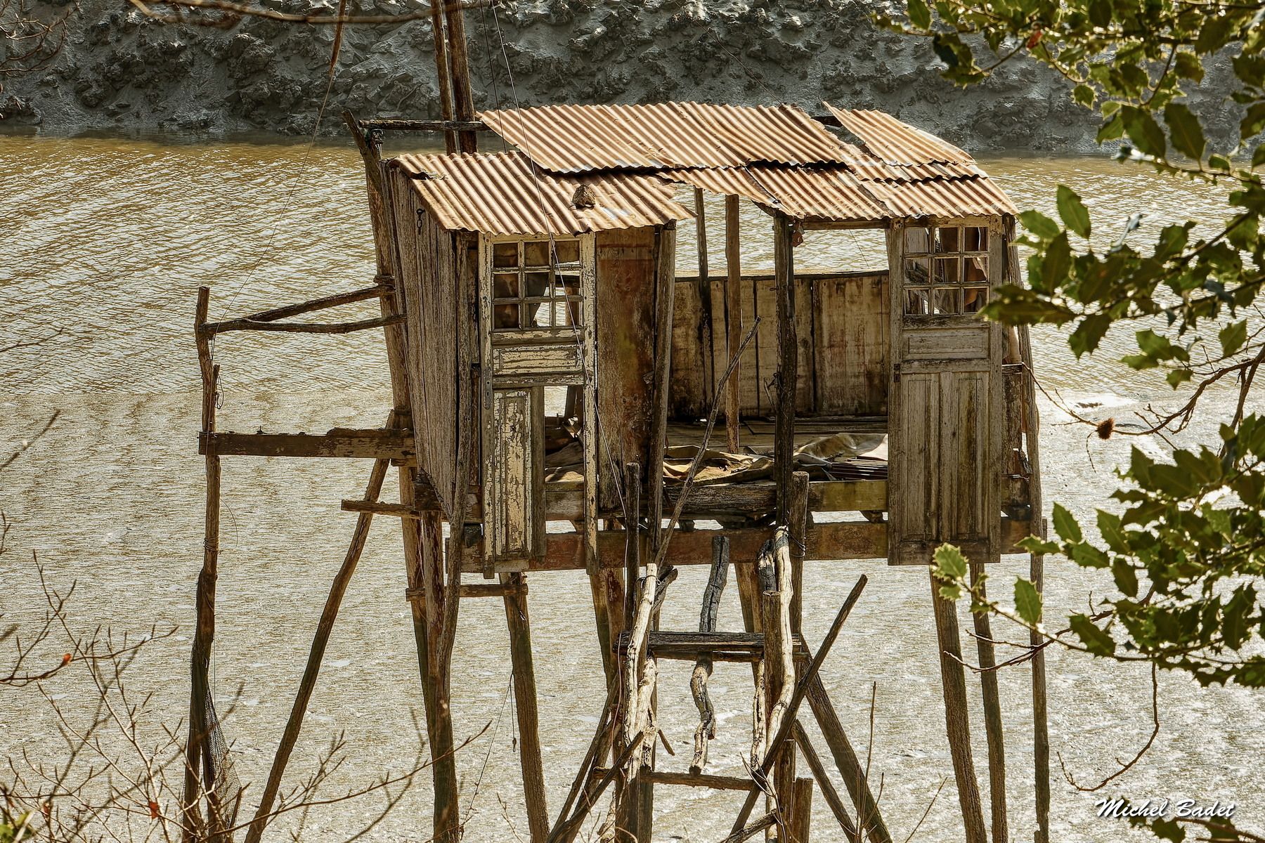 La Rance - Les cabanes à carrelets, France