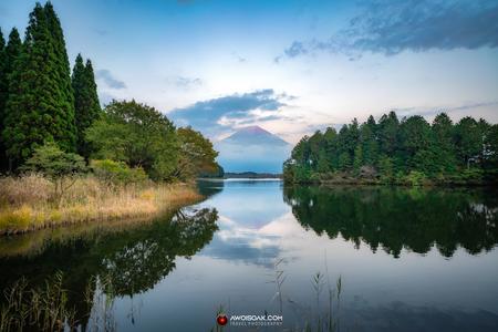 Lake Tanuki, Fujinomiya, Shizuoka, Japan