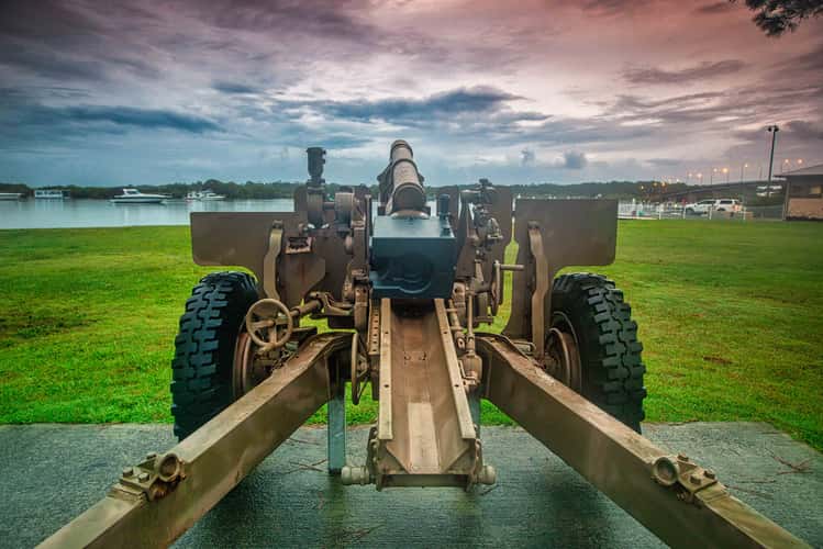 Military Gun, Tea Gardens, North Coast, New South Wales