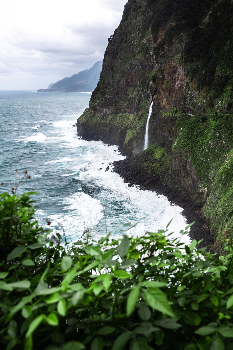Véu da Noiva (Bridal Veil) waterfall, Portugal
