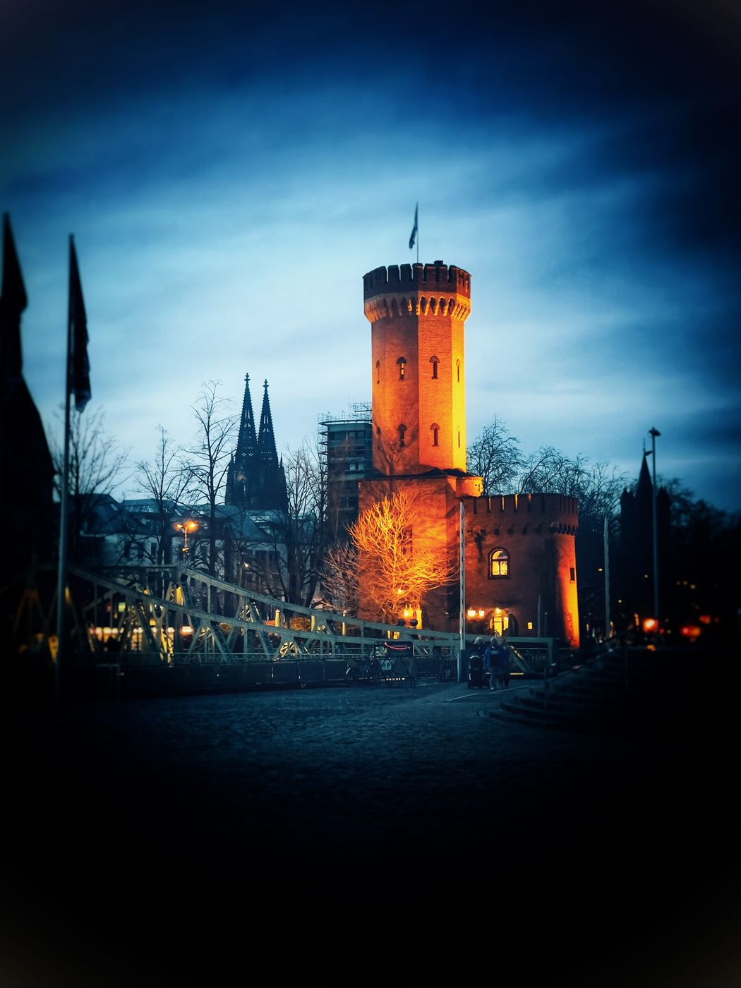 New vs old in Cologne, Germany