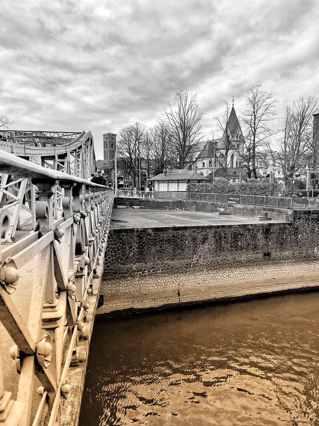 New vs old in Cologne, Germany