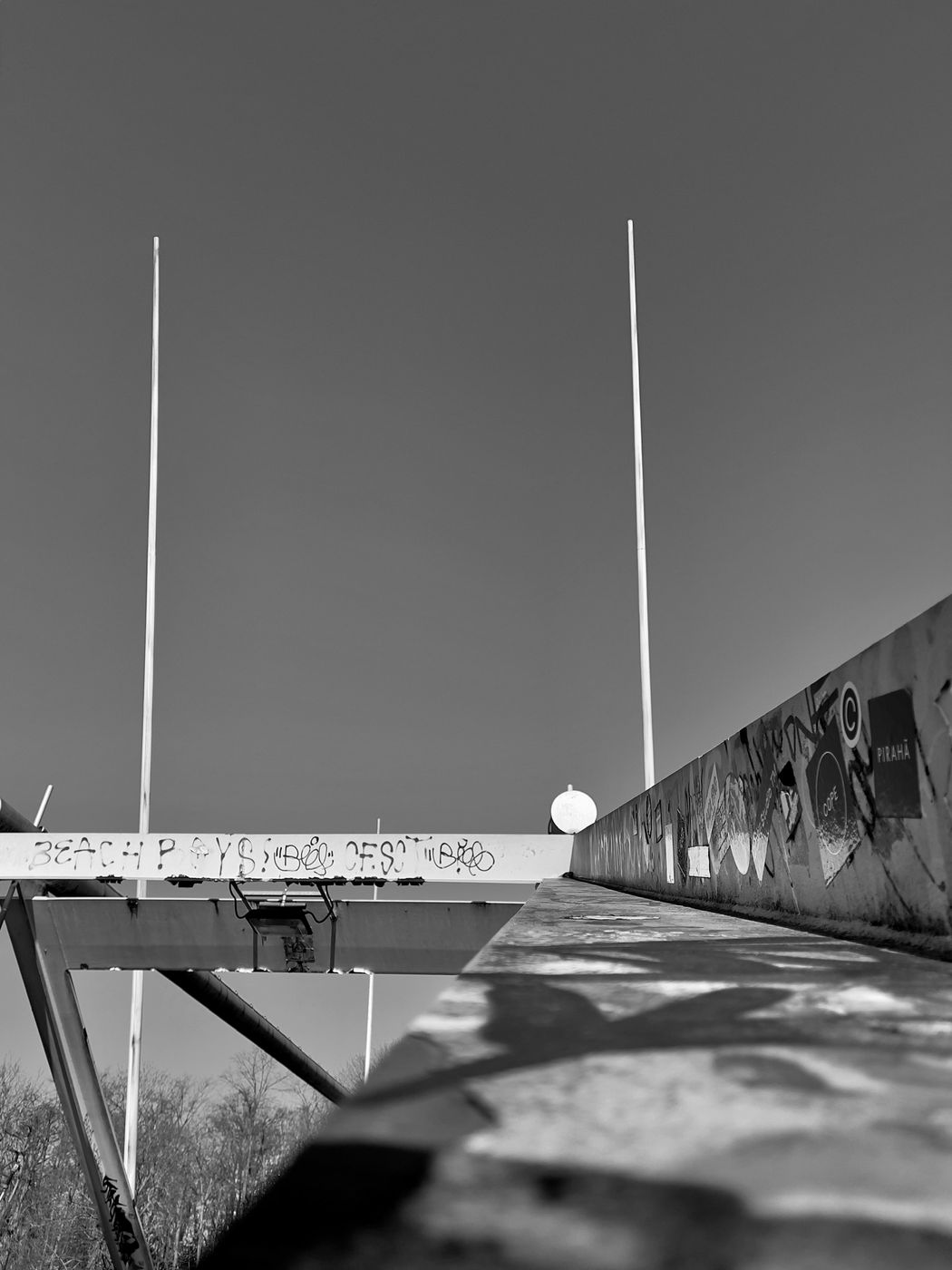 Pedestrian Bridge near Media Park, Germany