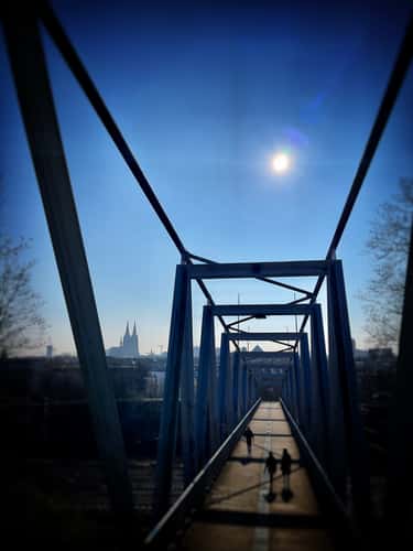 Pedestrian Bridge near Media Park