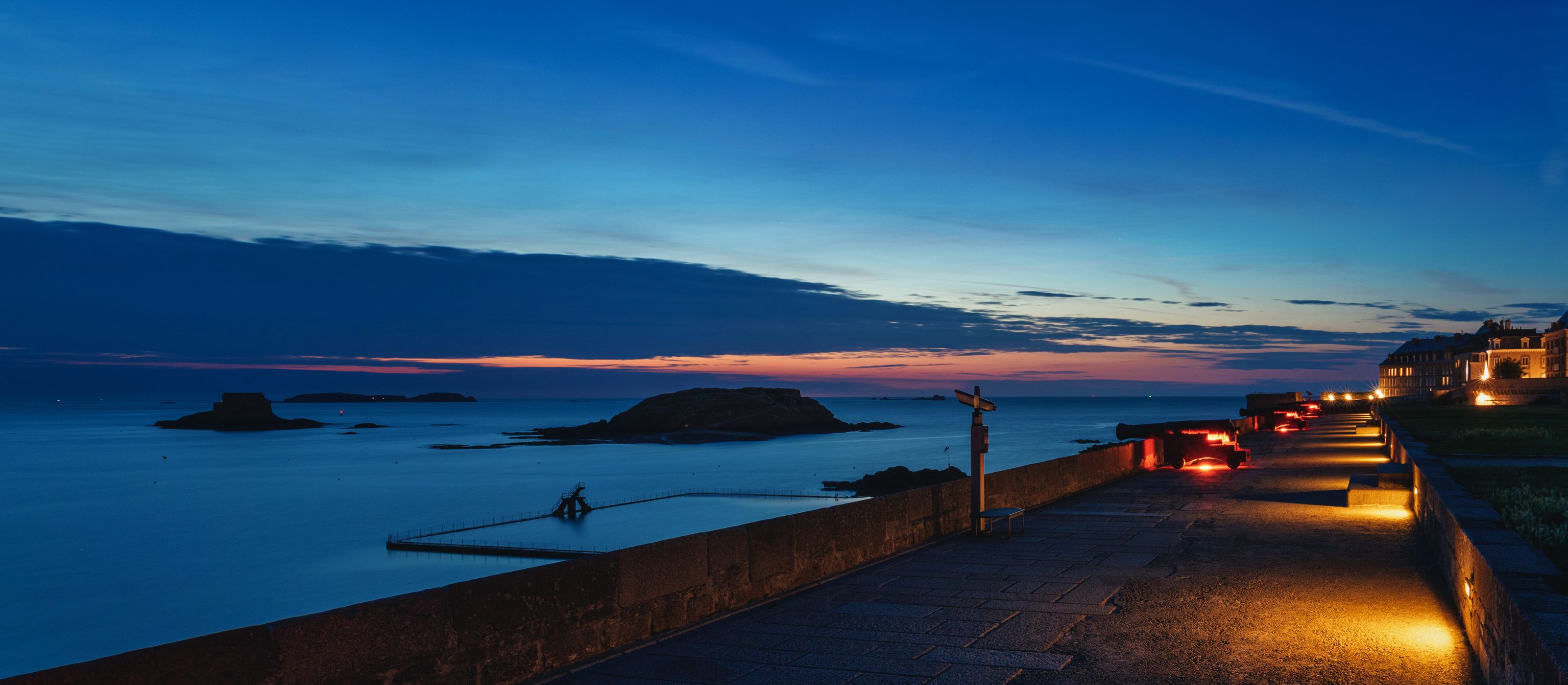 Plage de Bon Secours in Saint-Malo, France, France