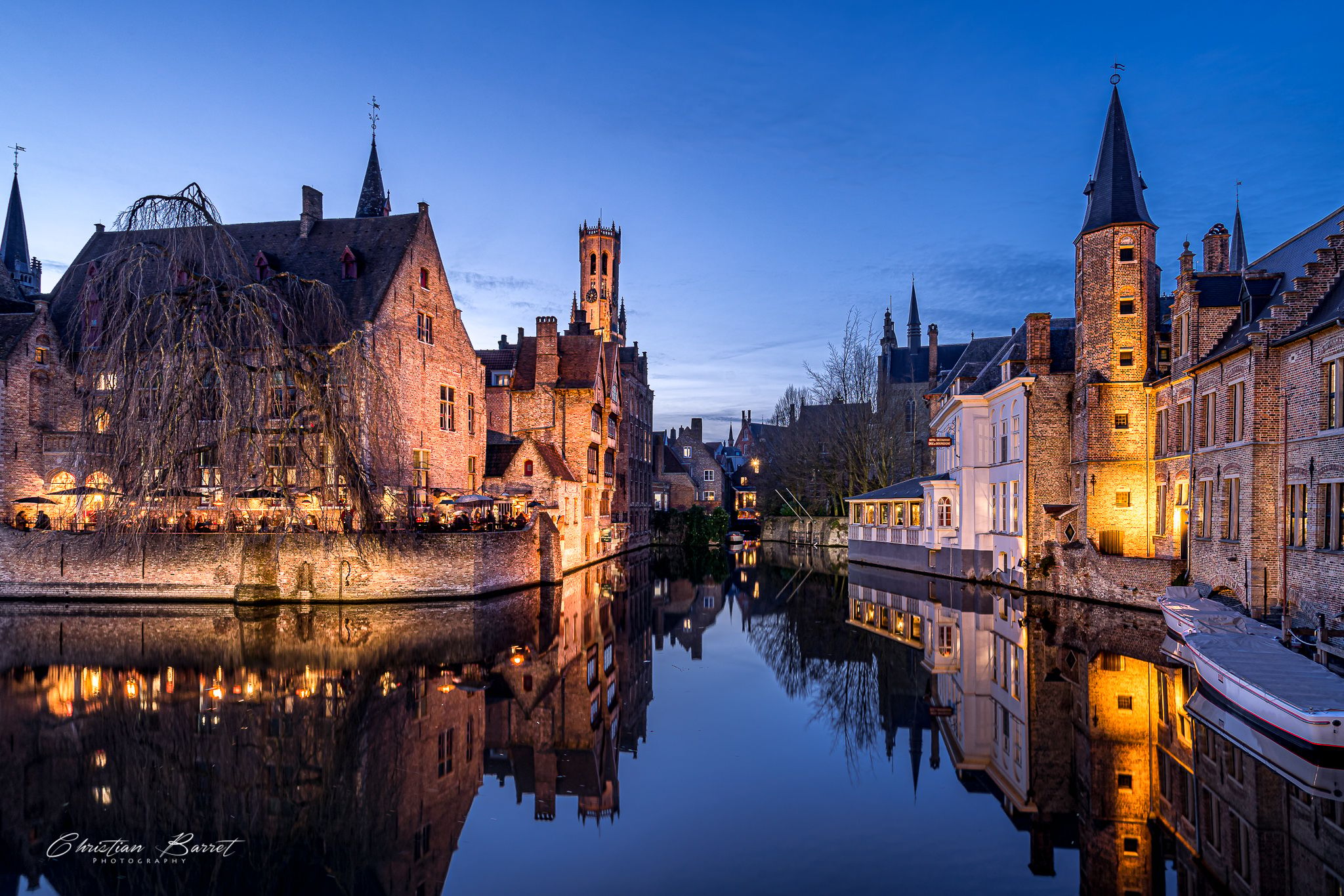 Typical view of Bruges, Belgium