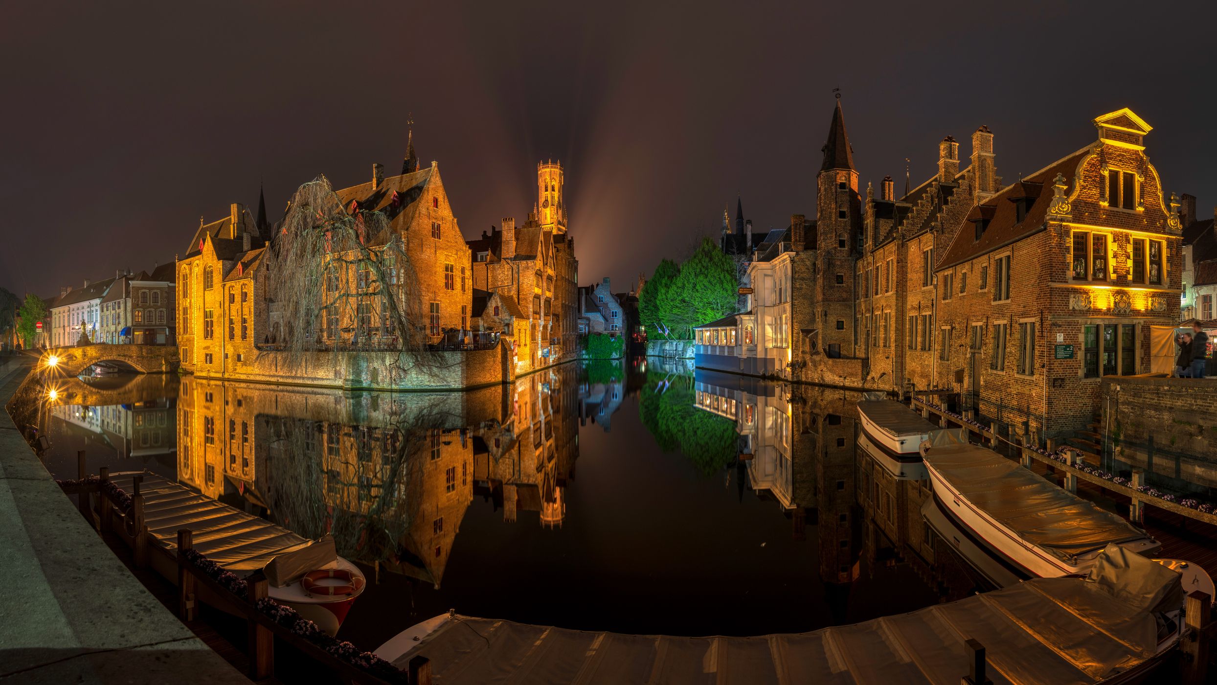 Typical view of Bruges, Belgium