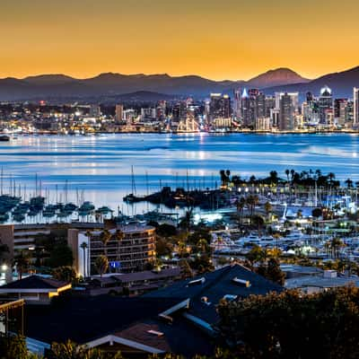 San Diego Bay,, USA