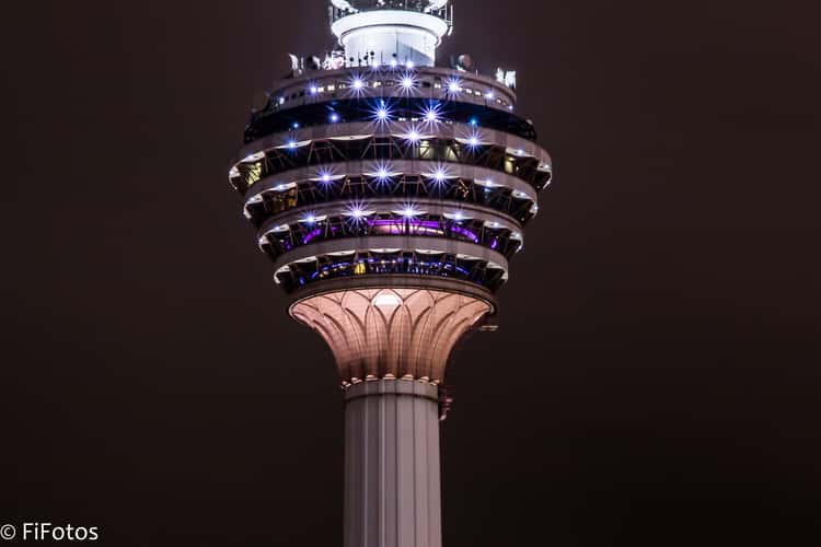 Skybar view over Kuala Lumpur Skyline