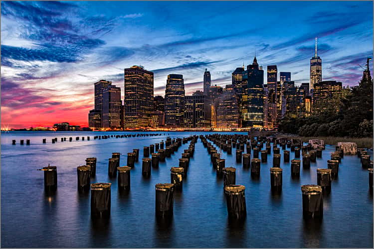 New York City Skyline from Pier 1, Brooklyn