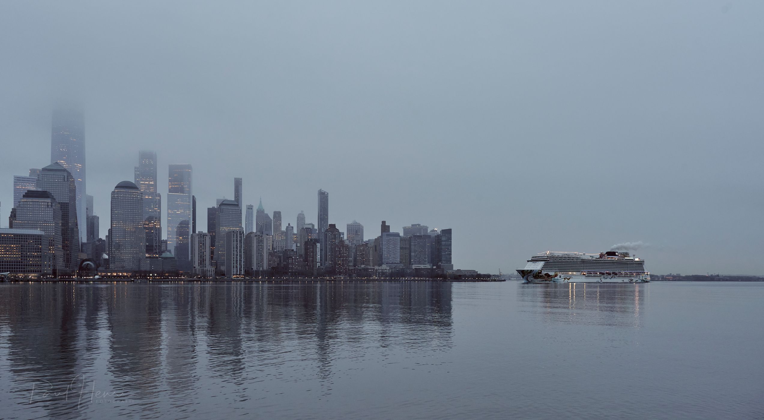 Skyline view from New Jersey, USA