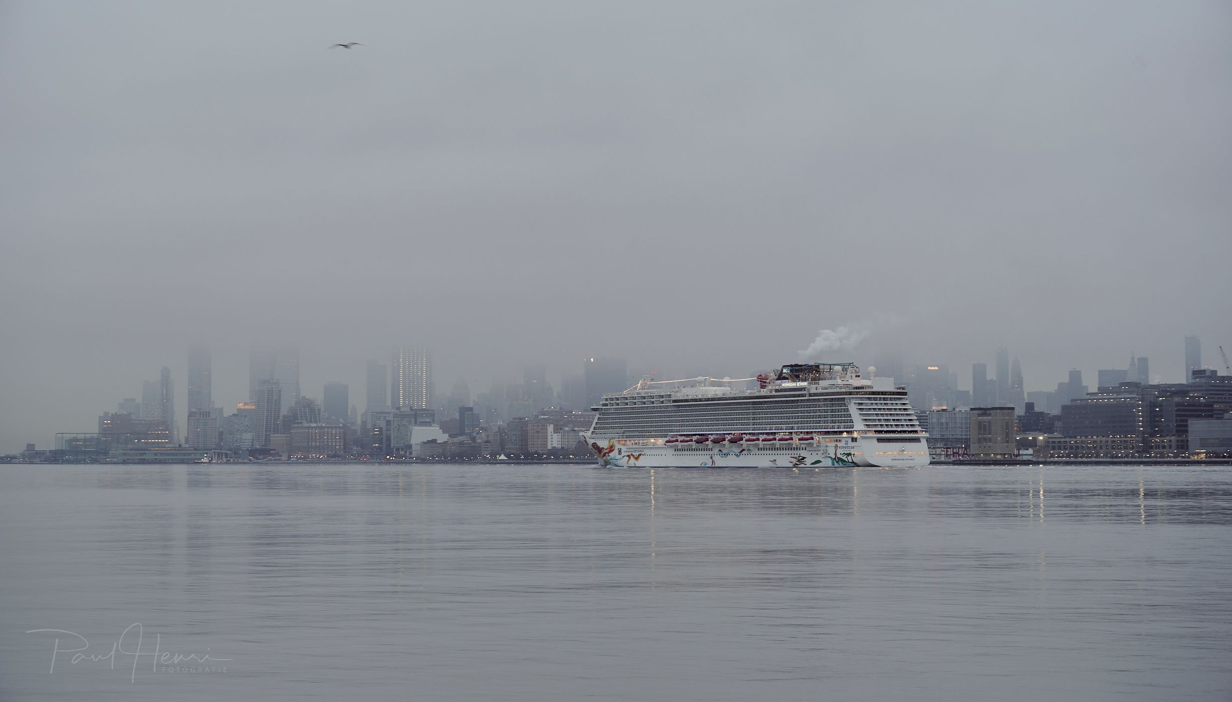 Skyline view from New Jersey, USA