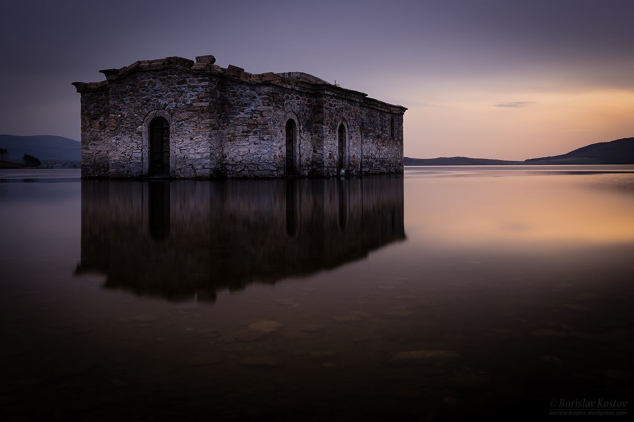 Sunken Church of Jrebchevo Dam, Bulgaria