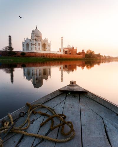 Taj Mahal (from Yamuna River)