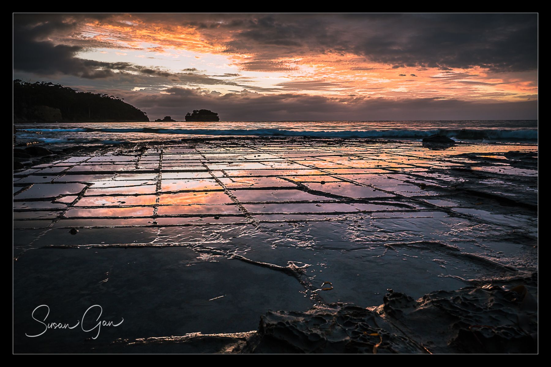 Tessellated Pavement Tasmania, Australia
