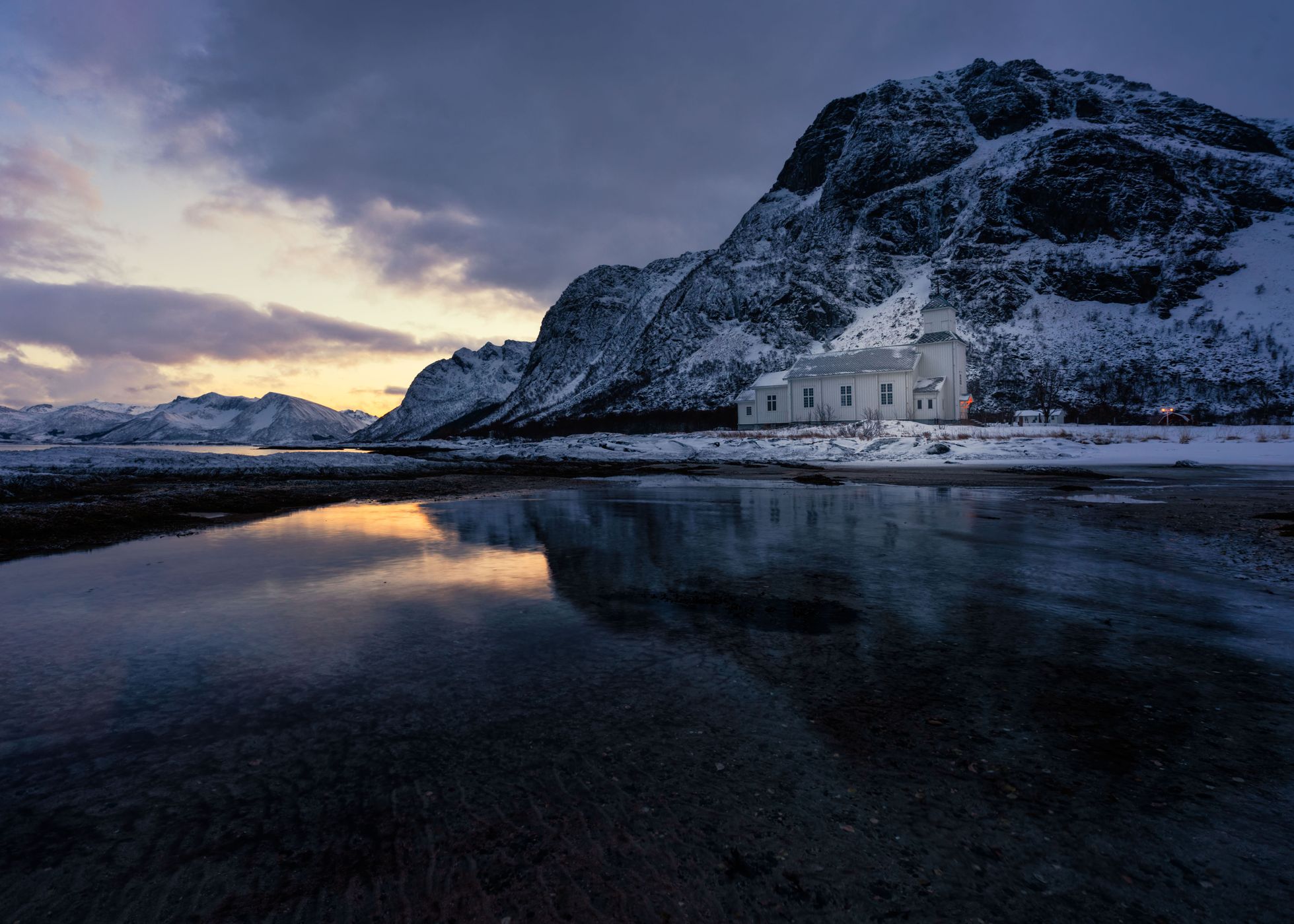 Gimsøy Church, Lofoten, Norway