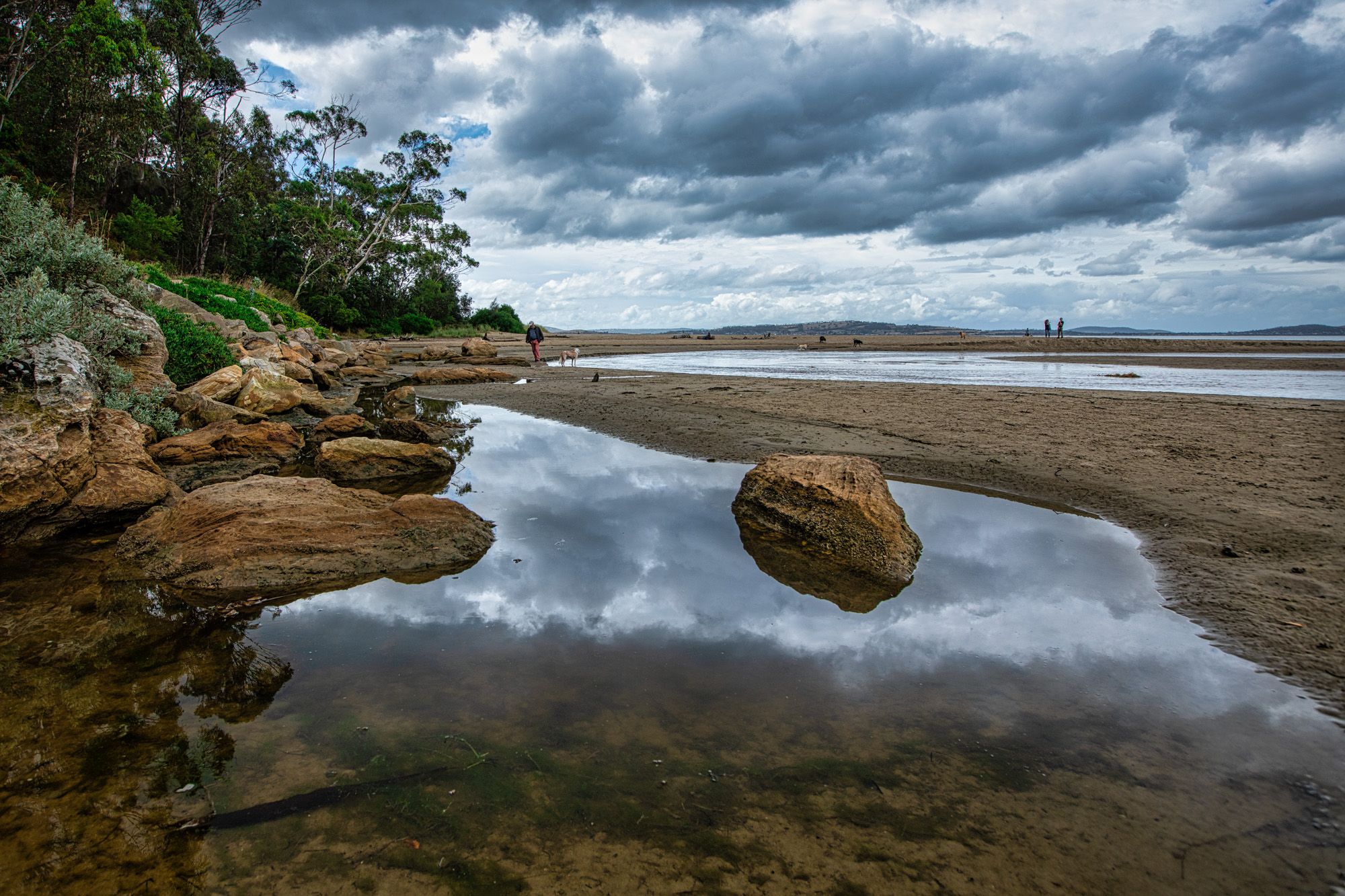 Tyndall Beach, Browns River, Kingston, Tasmania, Australia
