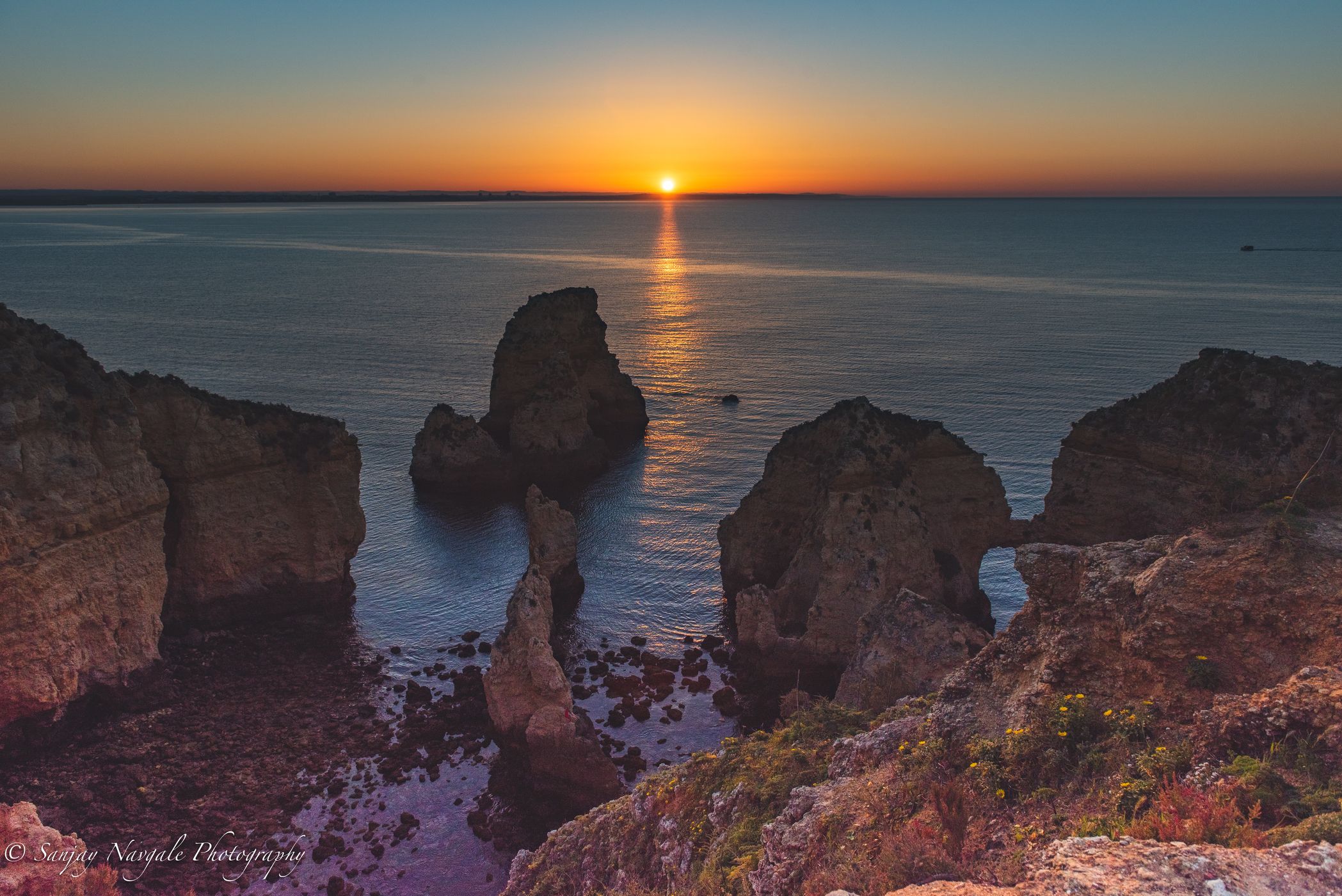 Overview of Ponta Da Piedade, Portugal