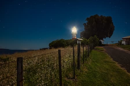 Blue Hour Lighthouse Low Head, Tasmania