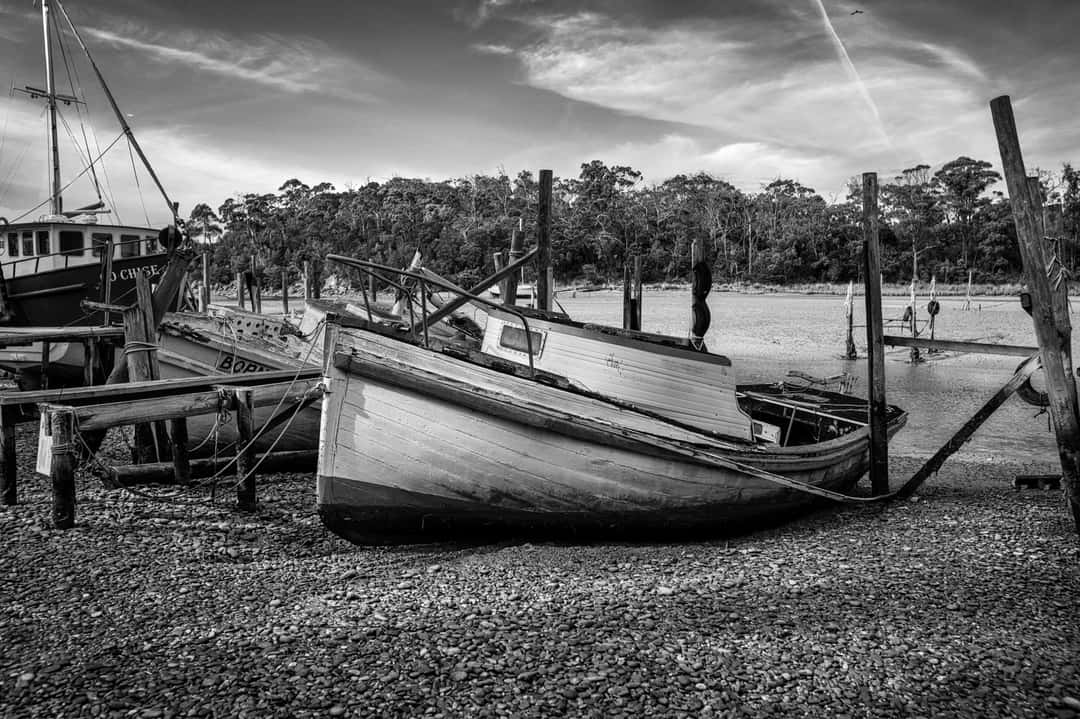 Boat Panatana Rivulet, Port Sorell, Tasmania, Australia