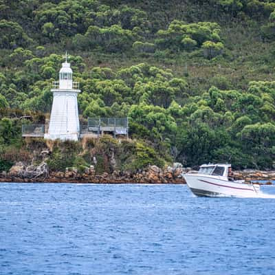 Bonnet Island Lighthouse, Macquarie Harbour, Tasmania, Australia