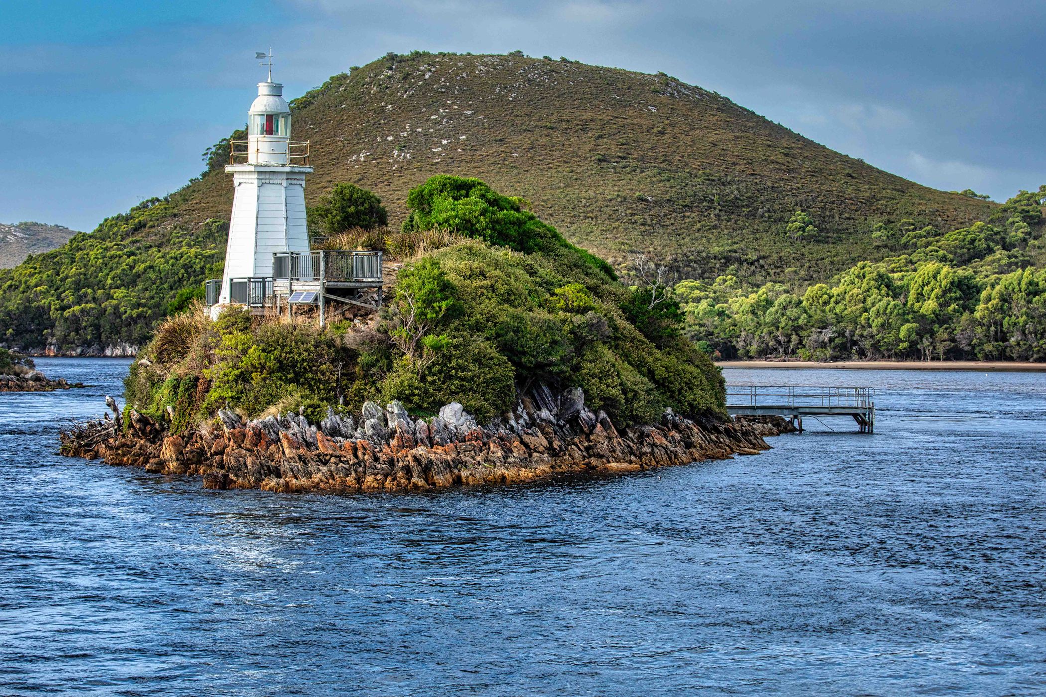Bonnet Island Lighthouse, Strahan, Tasmania, Australia