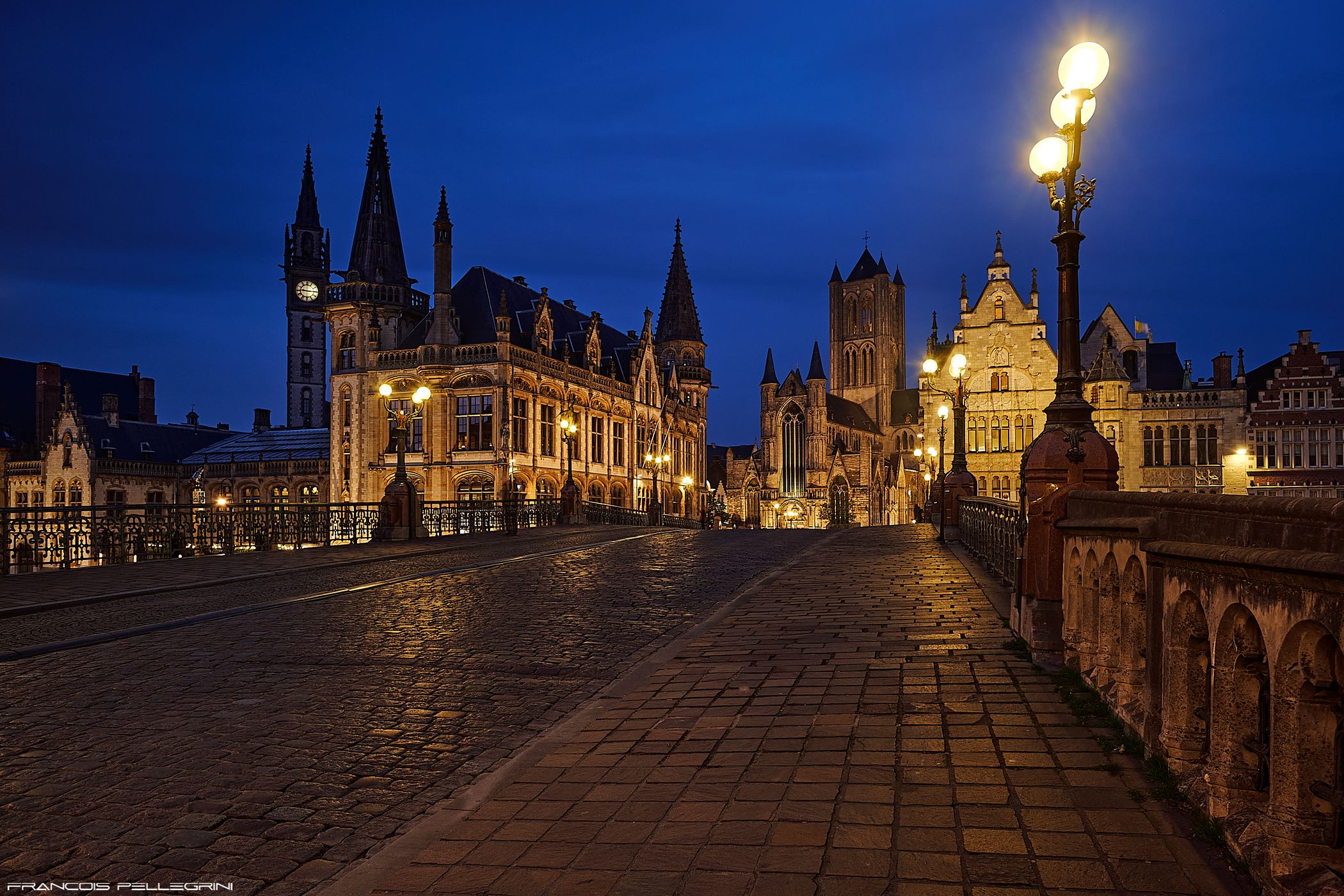 Bridge St-Michiels, Ghent, Belgium