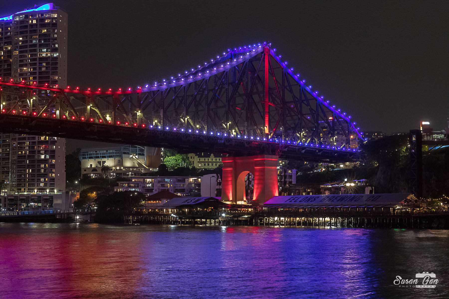 Brisbane Skyline, Story Bridge, Australia