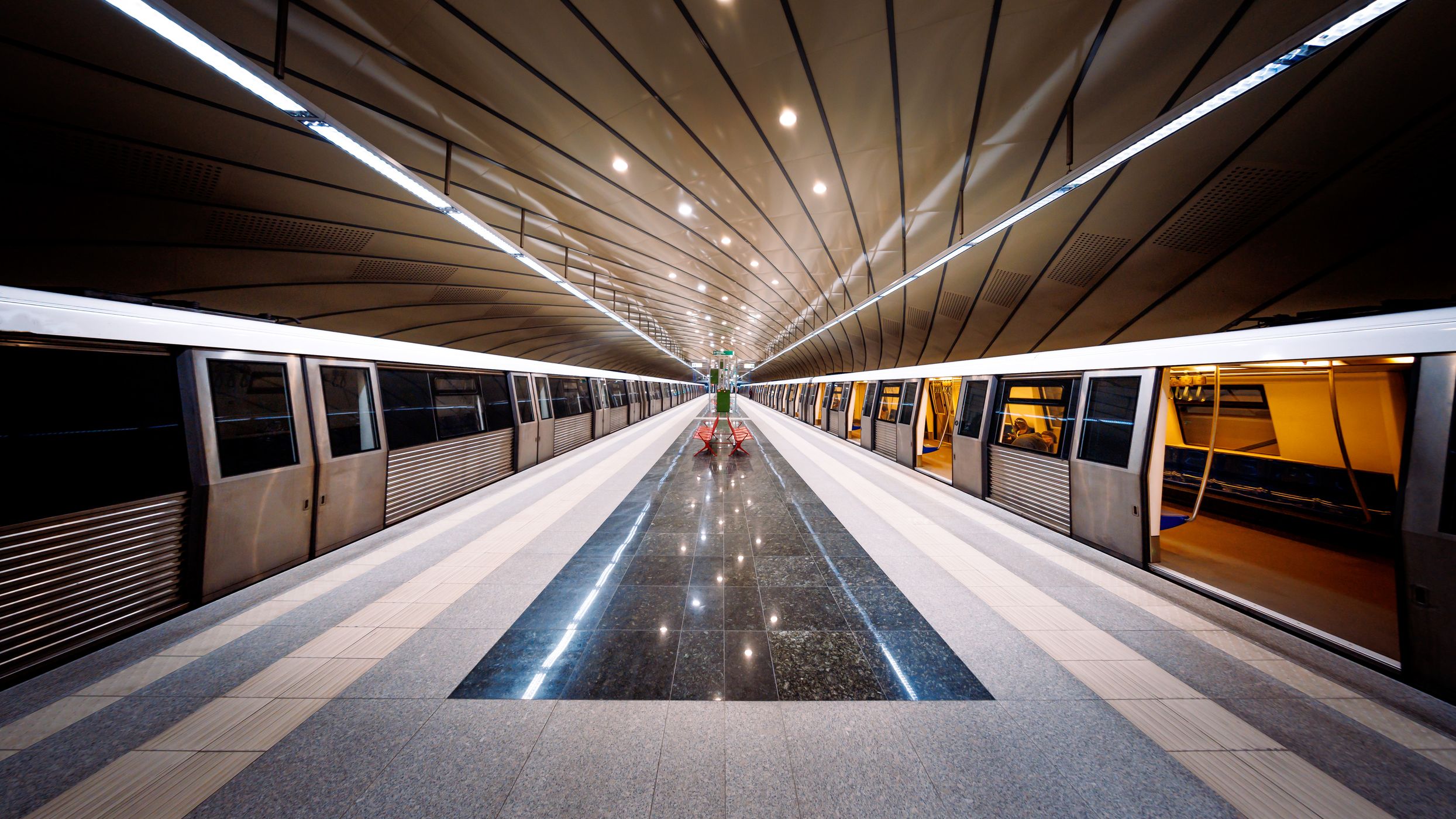 Bucharest Metro Station, Romania