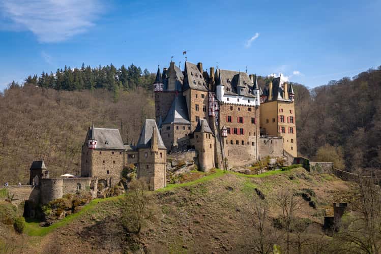 Eltz Castle from the side