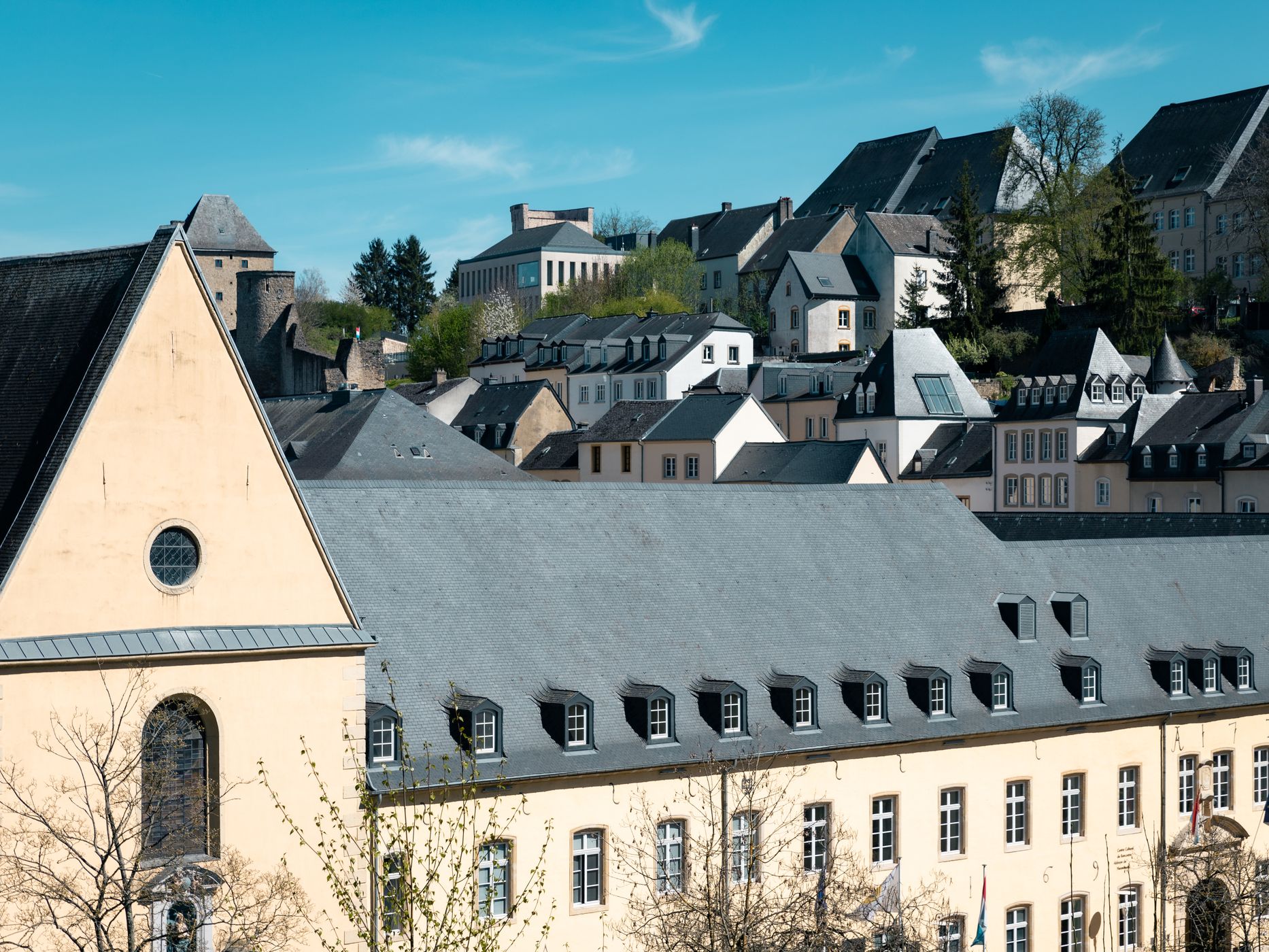 Saint-Jean-du-Grund view, Luxembourg city, Luxembourg