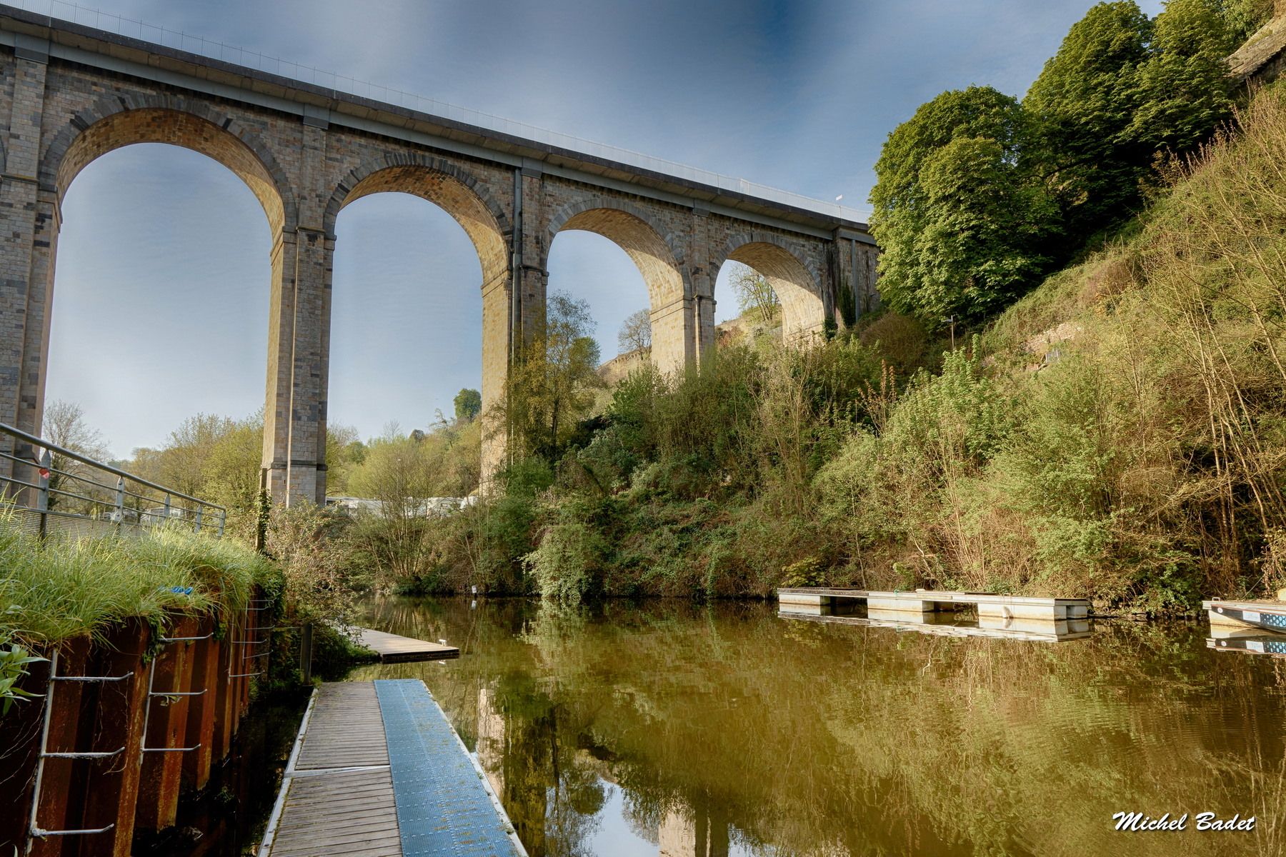 Dinan old bridge, France